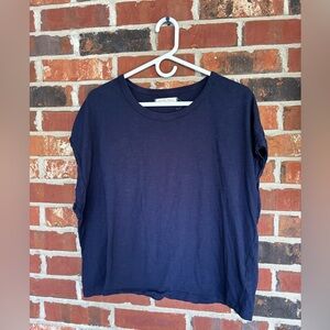 Free People Navy Tee